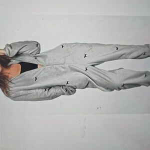 VS PINK Sleep Teddy Onesie Pajamas RARE HTF Xs